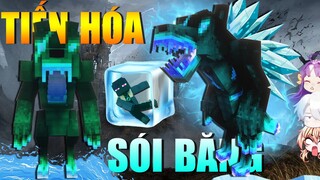 Minecraft LỚP HỌC MA SÓI 2 (Phần 2) #11- SÓI NƯỚC TIẾN HÓA THÀNH MA SÓI BĂNG, DẠNG CUỐI 🐺 vs 🥶