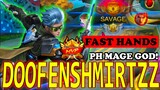 Incredible Fast Hands Gusion Savage! Top Ph GUSION Mage God!