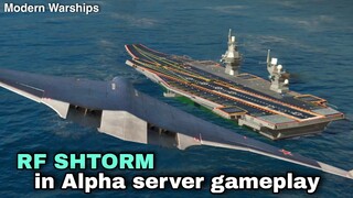 Modern Warships: RF SHTORM gameplay in Alpha server.
