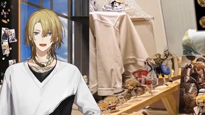 Melihat diriku dan boneka jari Shu berbaring bersama