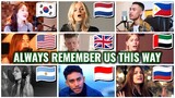 ALWAYS REMEMBER US THIS WAY by Lady Gaga | Who sang it better? (9 countries)