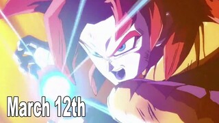 Dragon Ball FighterZ - Gogeta SS4 March 12th Release Date [HD 1080P]