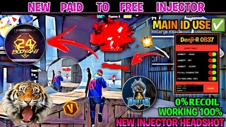 Free Fire Max Auto Headshot New Injector OB-37 Wall Hack FF Ob37 Rank Session 100% Antiban Injector