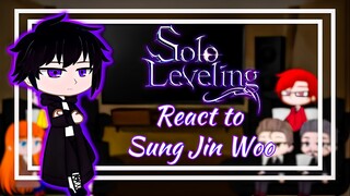 Solo Leveling react to Sung Jin-woo || OneShot || Eng/Ru