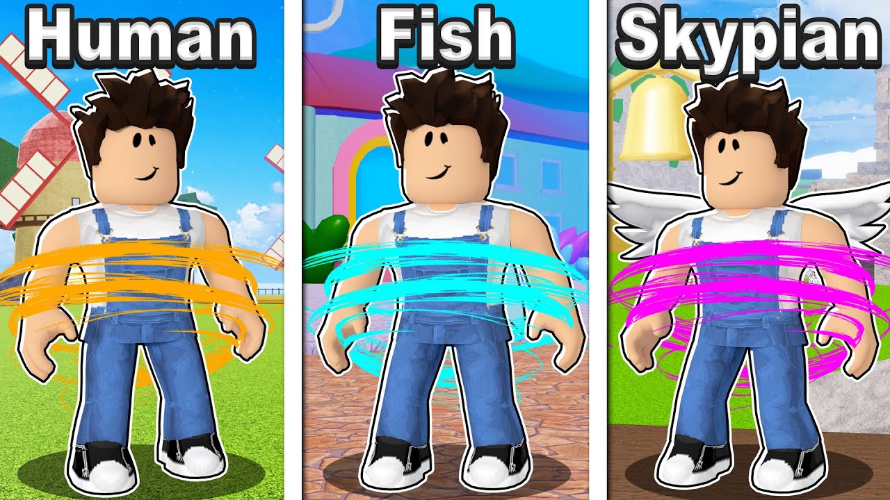 WHAT IS THE BEST RACE IN BLOX FRUITS?! 🐰🐦🐟 