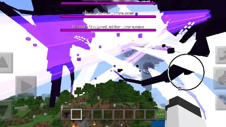 What is the difference between the mobile version of wither storm and the desktop version of wither 