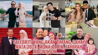 7 Selebriti Yang Akan Timang Cahaya Mata 2024! Mona Allen, Zahirah Macwilson.......