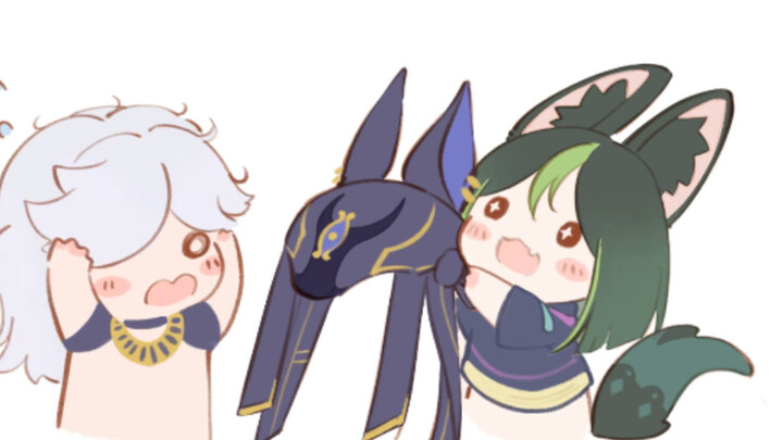 Animasi kecil sehari-hari Saiti