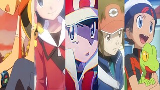 Climb to the top that no one knows! A mashup of the appearances of the male protagonists of the Poké