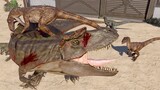 3x ALBERTOSAURUS vs 50x RAPTORS (ARENA BATTLE) - Jurassic World Evolution 2