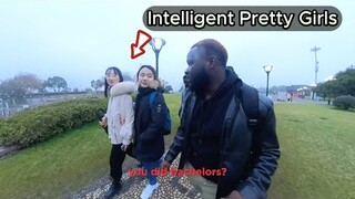 This Black Man In China Cant Believe The Intelligence With These Beautiful Chinese Girls