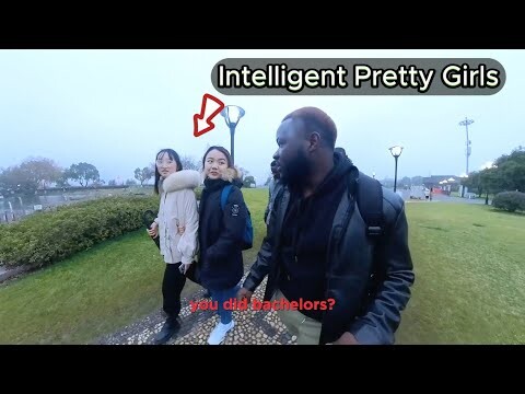 This Black Man In China Cant Believe The Intelligence With These Beautiful Chinese Girls