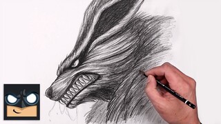 How To Draw Anime | Kurama | Naruto Sketch Tutorial (Step by Step)