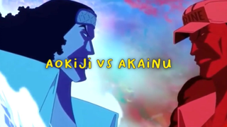 Aokiji VS Akainu