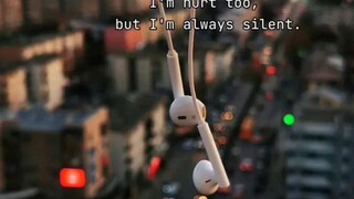 Im hurt too but always silent