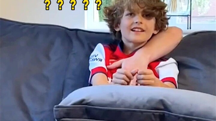This kid who got pranked has such an adorable reaction... After hesitating for three whole seconds..