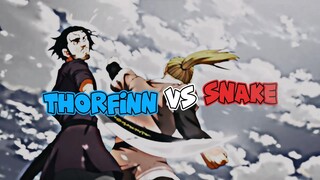 Epic Showdown: Thorfinn vs Snake in Vinland Saga S2 Ep 17 Edit