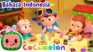 Lagu Sarapan | CoComelon Bahasa Indonesia - Lagu Anak Anak