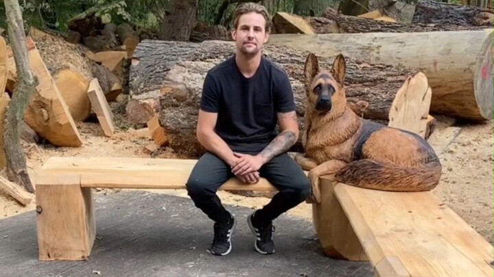 Artist Michael Jones uses wood carving to recreate the likenesses of beloved pets who’ve passed away