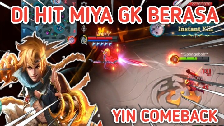 DI HIT MIYA GK BERASA , LAWAN BALIK LANGSUNG MENANG !