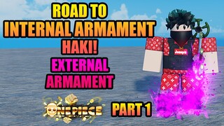 Road To Internal Armament Haki - Part 1 The External Armament Haki in A One Piece Game