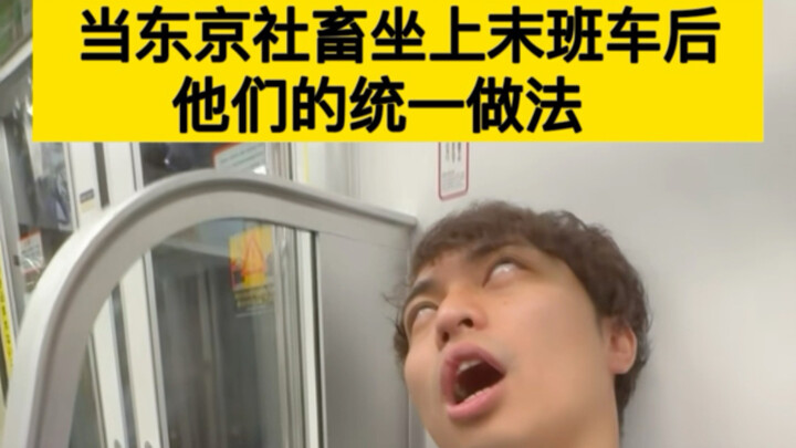 当日本社畜搭上末班车后