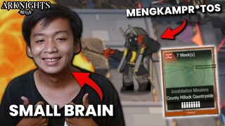 Ketika Small Brain Dokutah VS Annihilation 12 !! | Arknights