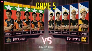 BREN VS BURMESE GHOULS | GAME 5