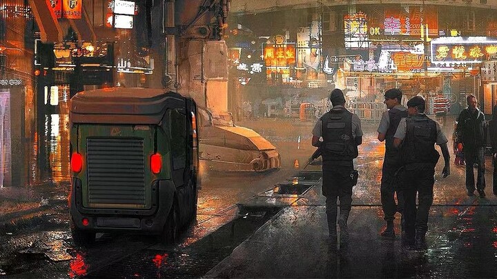 Ini adalah dunia cyberpunk