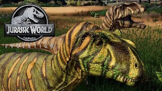 2 Albertosaurus & 2 Metriacanthosaurus Breakout & Fight! Jurassic World Evolution Mods (4K 60FPS)