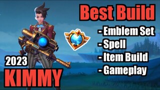 KIMMY BEST BUILD 2023 | TOP 1 GLOBAL KIMMY BUILD | KIMMY - MOBILE LEGENDS | MLBB