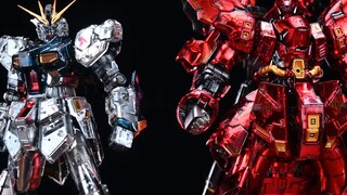 [Mika Creative] RG ν Gundam-HWS Equipment-RG Color Transparent Heavy Bull [Mechanical Core Plating]
