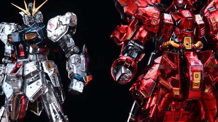[Mika Creative] RG ν Gundam-HWS Equipment-RG Color Transparent Heavy Bull [Mechanical Core Plating]