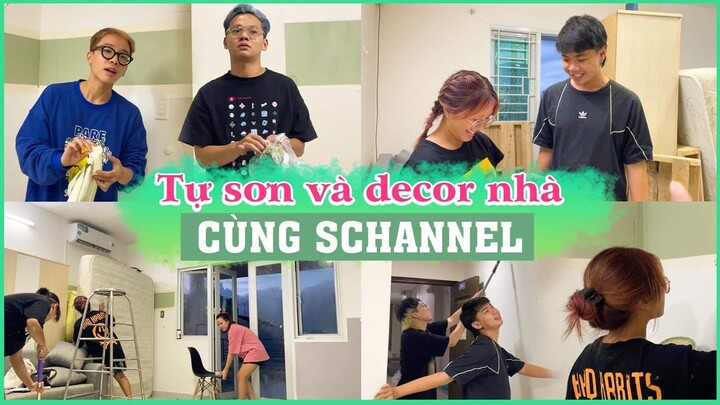 Ngôi nhà đầu tiên tự sơn và decor lại mọi thứ dưới sự đồng hành của Team Schannel