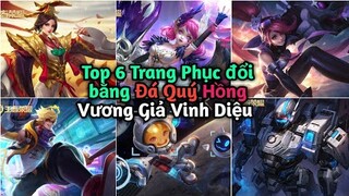 [ Vương Giả Vinh Diệu ] Top 6 skin nằm trong đá quý Hồng siêu vip chỉ dân giàu mới đủ sức sở hữu