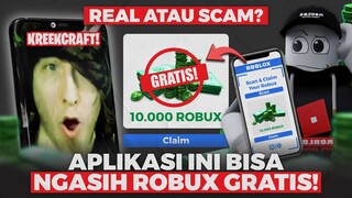 DOWNLOAD APK INI BISA DAPET 10.000 ROBUX GRATIS?? INI BENERAN ATAU SCAM ???