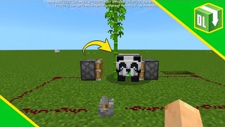 Minecraft Panda + Bamboo = ? Addon