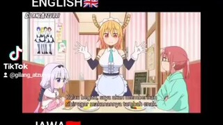 Kanna Dub Jawa English Kobayashi maid Dub Jawa English