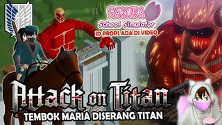 Misi Attack On Titan AOT SAKURA SCHOOL SIMULATOR indonesia