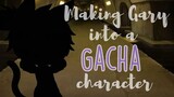 Making Gary into a Gacha Character | Gacha Club | LilJustinGacha