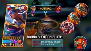 BRUNO SHOTGUN BUILD | BRUNO BEST BUILD AND EMBLEM MLBB - Master Bodak