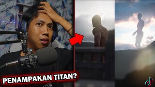 PENAMPAKAN TITAN DI TIKTOK?😱 *REACTION TIKTOK HORROR CREEPY*