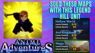 MAX LVL NOBARA SHOWCASE IN ANIME ADVENTURE ROBLOX