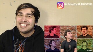 ENGLISH REACTION TO Los Saviñón - Medley de Disney Acapella #EnCasa