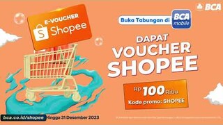 Mau Voucher Shopee Rp100 Ribu?