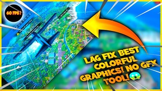 Free Fire Fix Lag 60Fps Config Colorful Graphics Best Than PUBG Mobile No GFXTOOL 1GB 2GB 3GB RAM