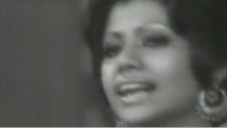 Runa Laila singing a song mumbai Doordarshan