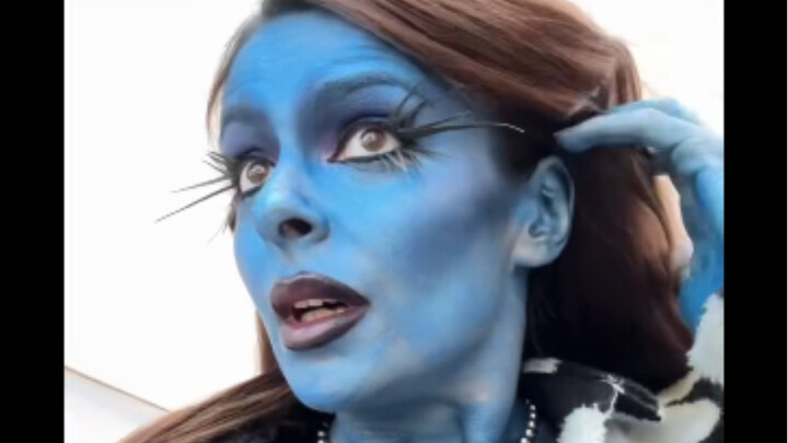 Well, my son will remember how his mom picked him up. Absolutely blue.