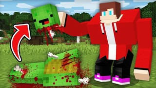 How Baby JJ Turn into MUTANT BOSS and Attacked Baby Mikey in Minecraft (Maizen Mizen Mazien)