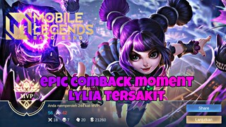 epic comback moment lylia tersakit